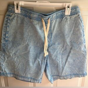 Chor Clothing Men’s NWT Acid Wash Red White and Blue Accent Pocket Casual Shorts